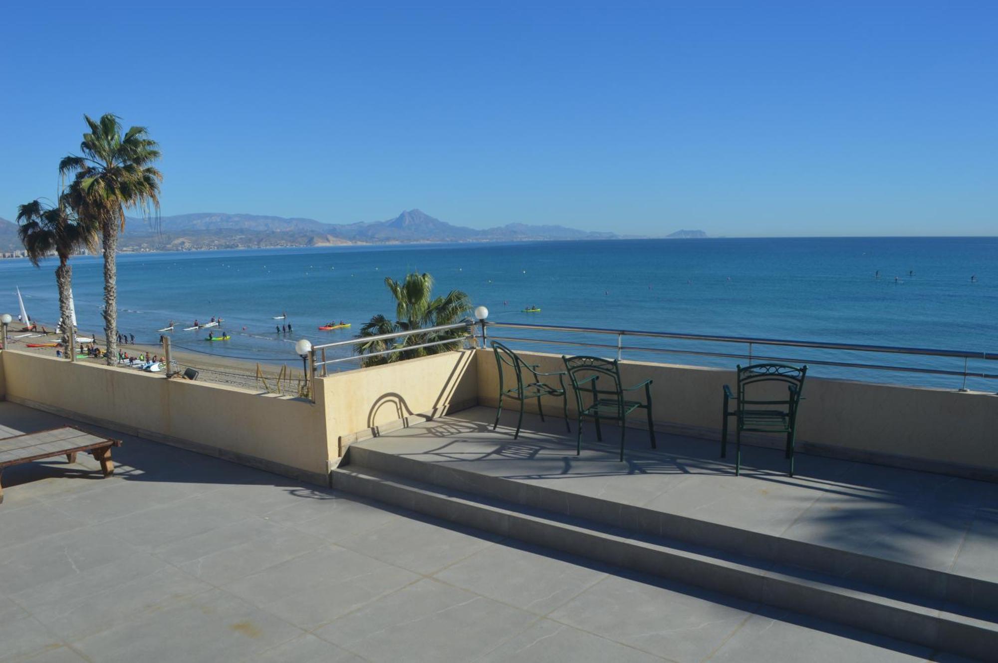 Excepcional Apartamento Loft A Pie De Playa En Chalet Roquetes Alicante Exteriör bild